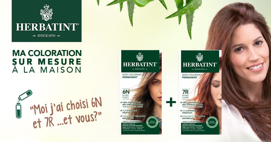 Votre coloration sur mesure avec Herbatint - Phytoceutic