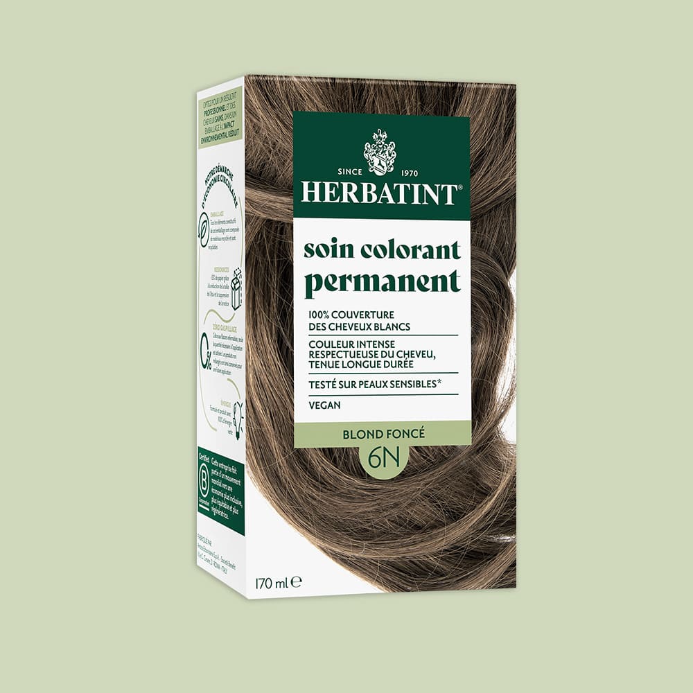 Coloration blond foncé - Herbatint 6N