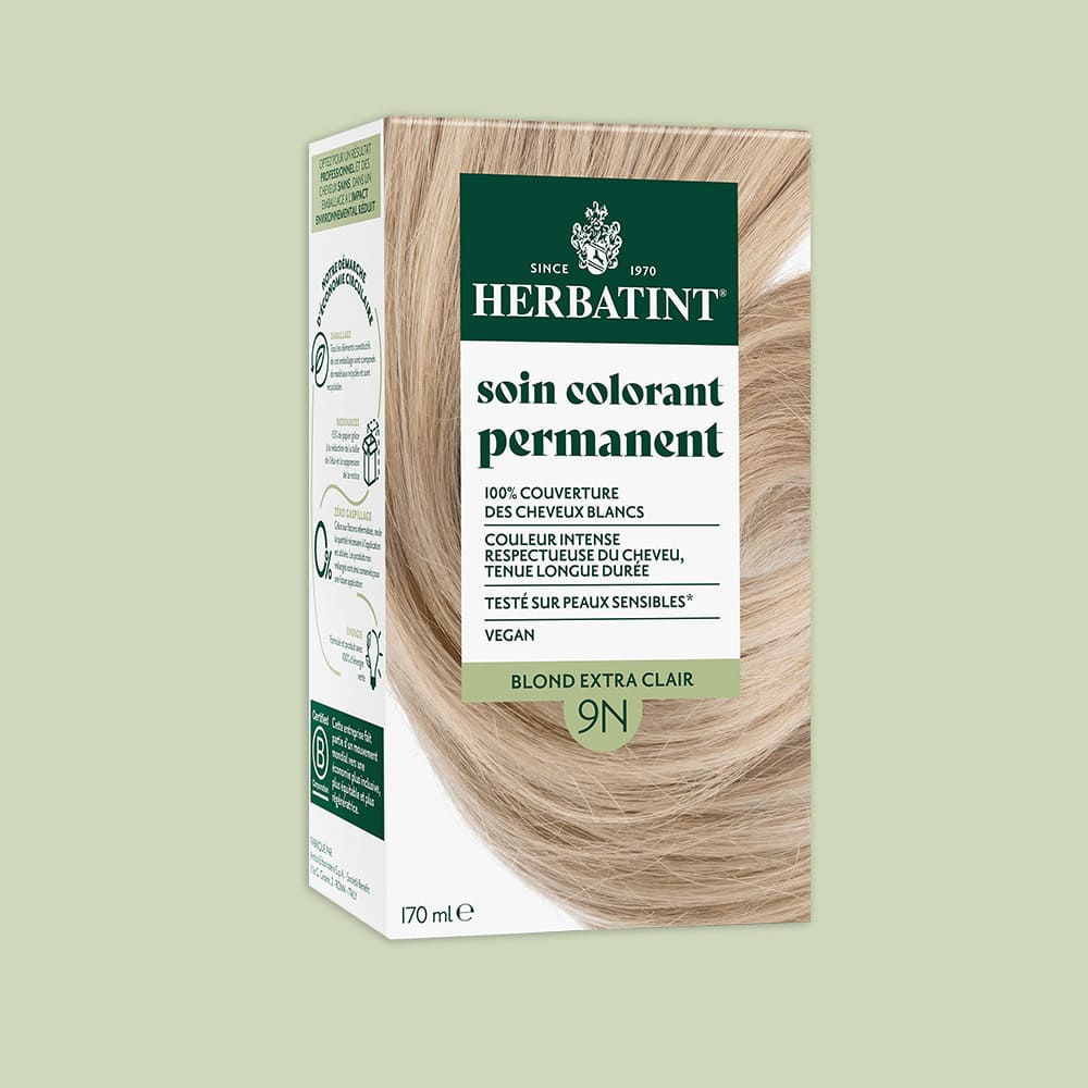Coloration blond extra clair - Herbatint 9N