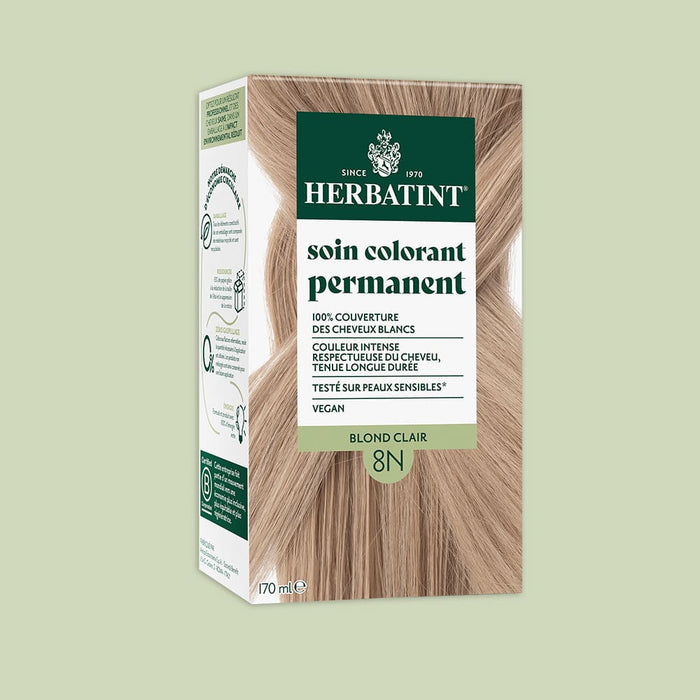 Coloration blond clair - Herbatint 8N