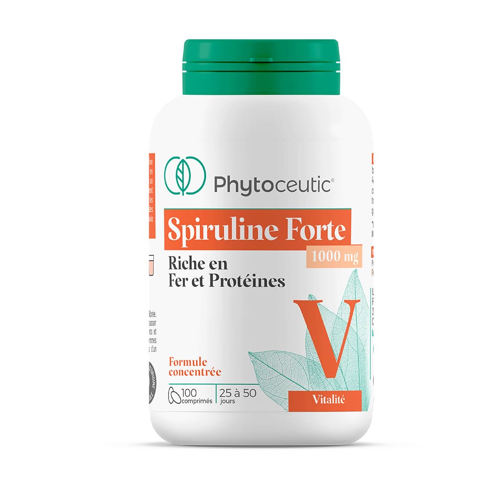 Spiruline Forte 1000 mg - Phytoceutic