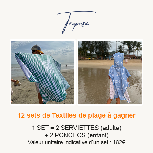 Sets textiles de plage Tropesa x Laboratoires Phytoceutic