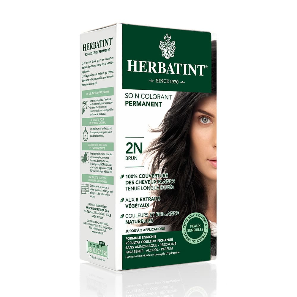 Coloration Cheveux Herbatint 2N Brun