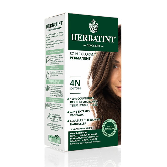 Coloration Cheveux Herbatint 4N Chatain