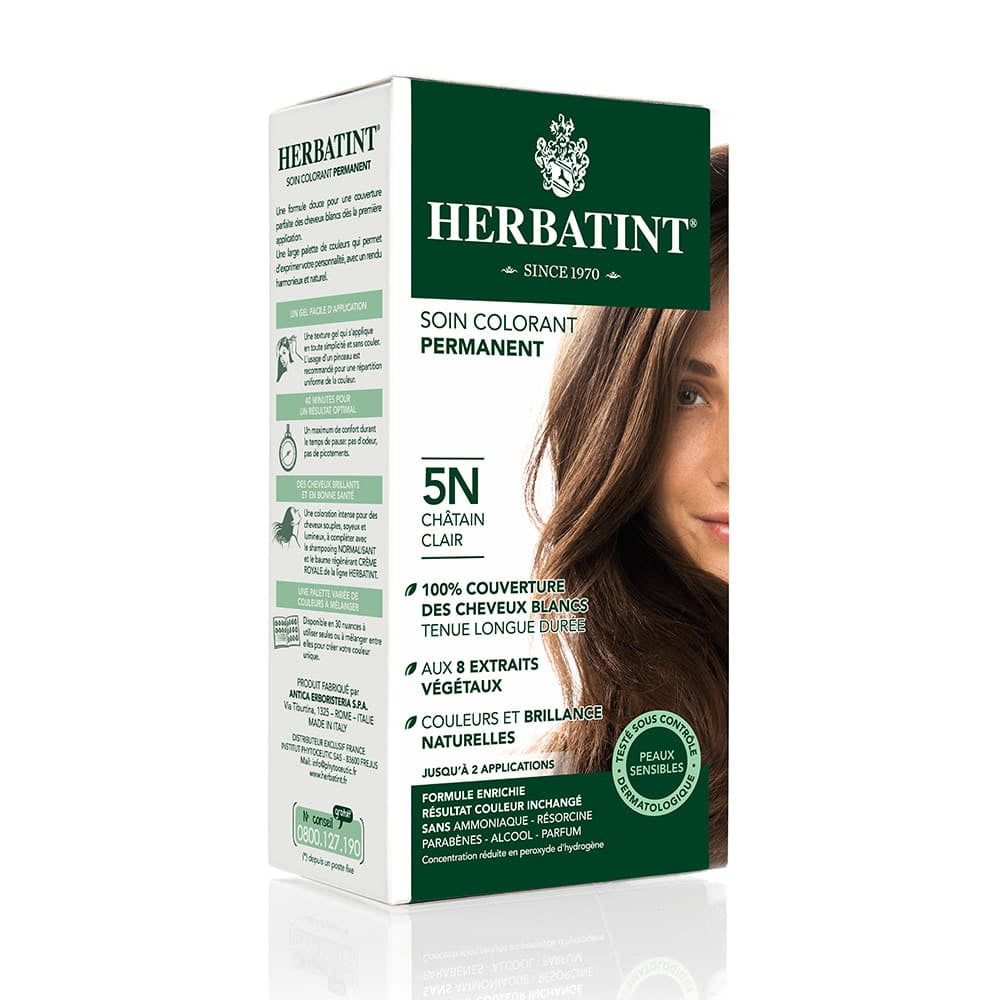 Coloration Cheveux Herbatint 5N Chatain clair