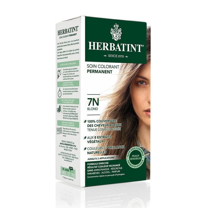 Coloration Cheveux Herbatint 7N Blond