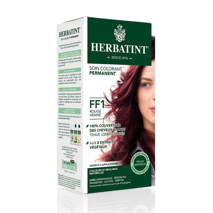 Coloration Cheveux Herbatint FF1 Rouge henné