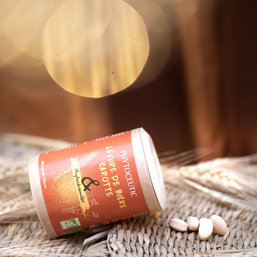 Levure de bière, Carotte et Phytocéramides - Phytoceutic
